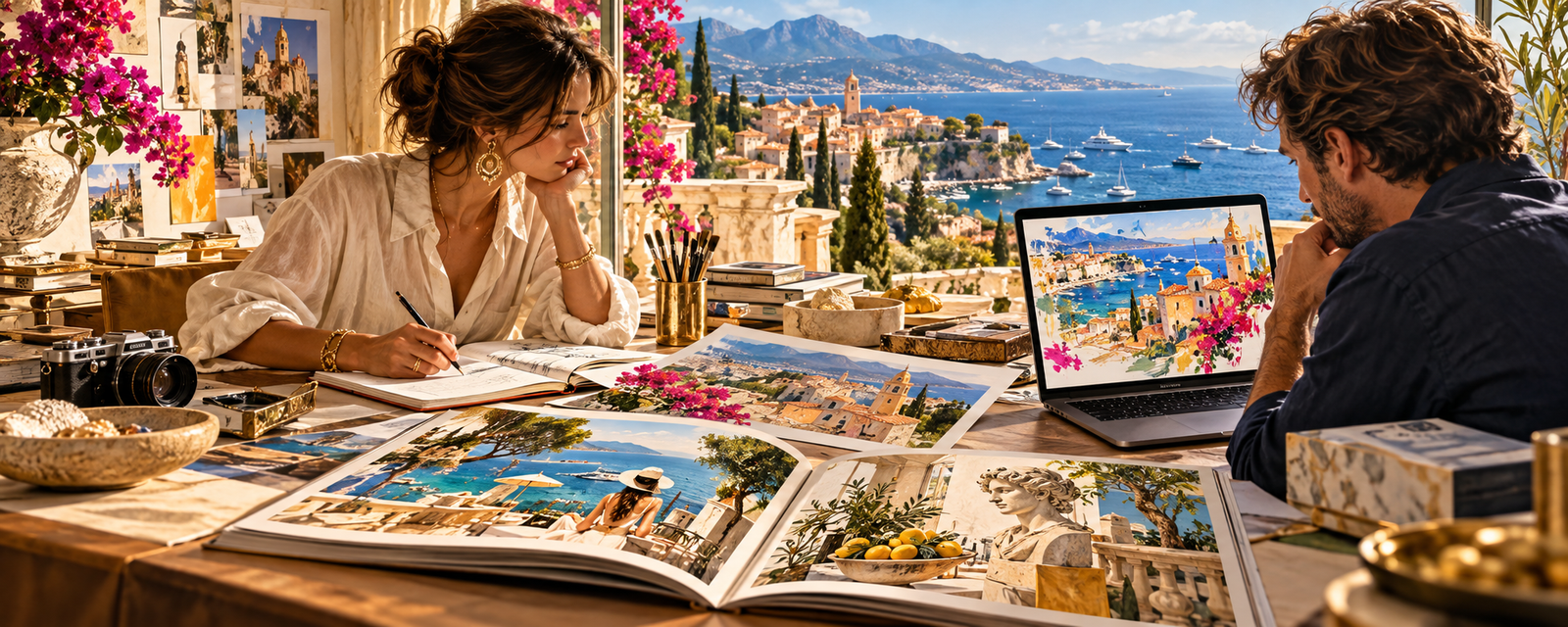 Magazine CHIC : rédaction éditoriale humaine et illustrations réalisées avec l’aide de l’intelligence artificielle